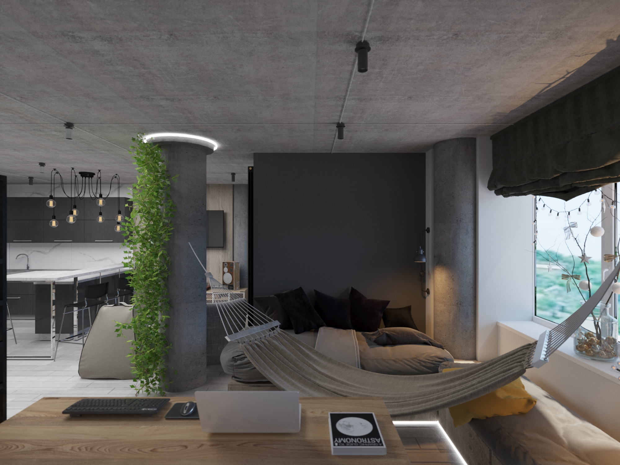 城市 loft 公寓，自然空间与独特设计的完美结合-9