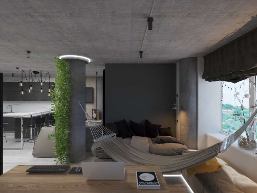 城市 loft 公寓,自然空间与独特设计的完美结合-9