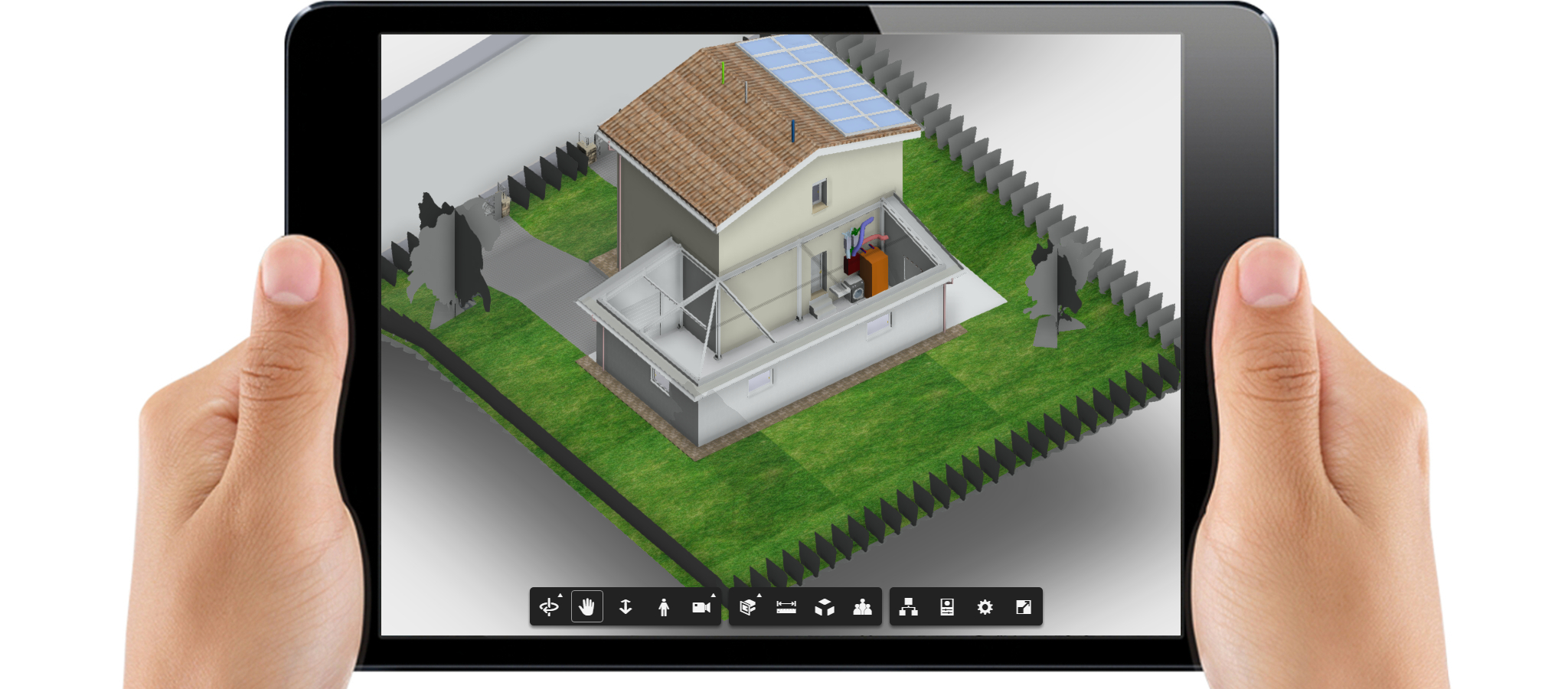 干式施工的钢结构单户住宅-9