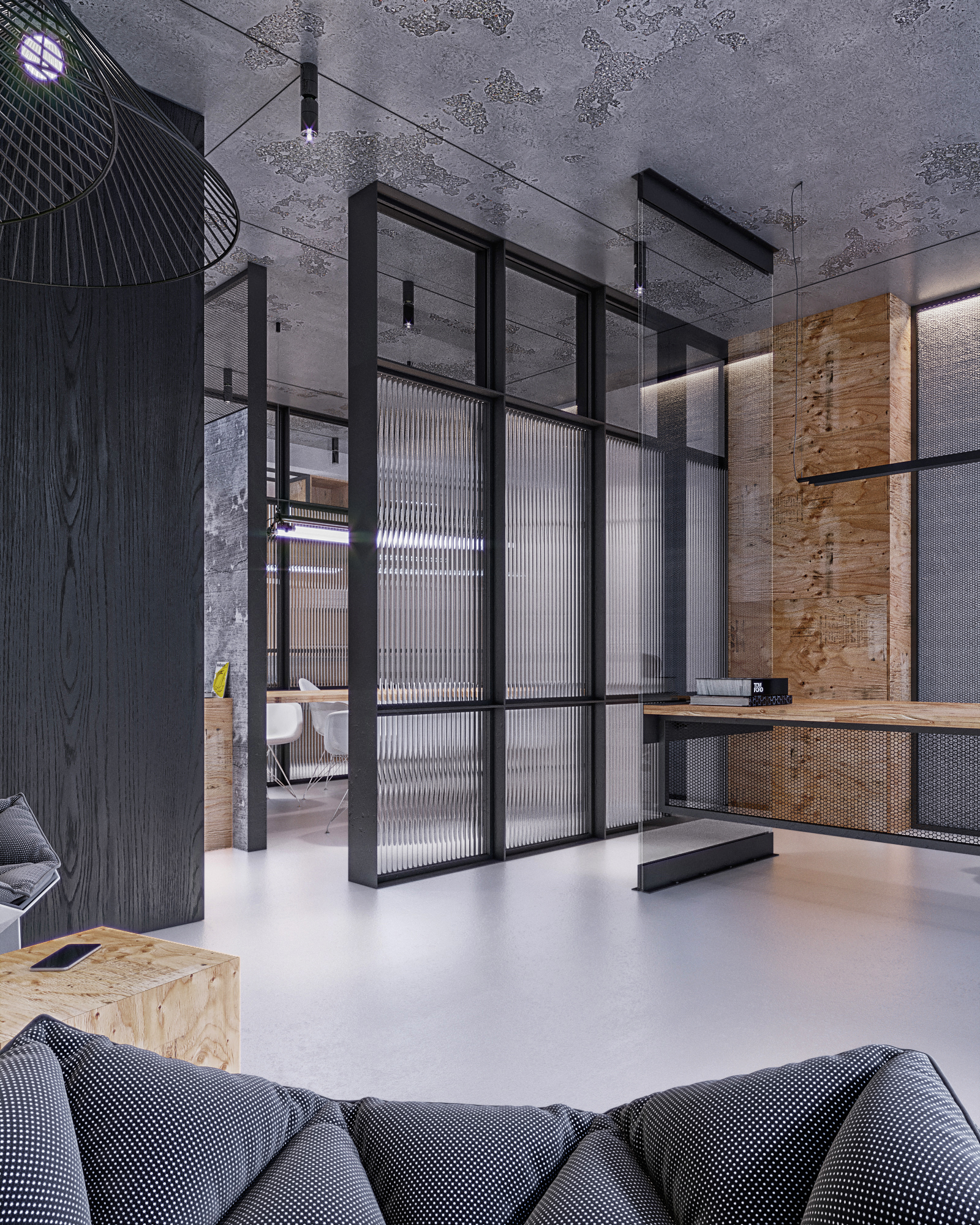 65 平米工业风办公室设计-3