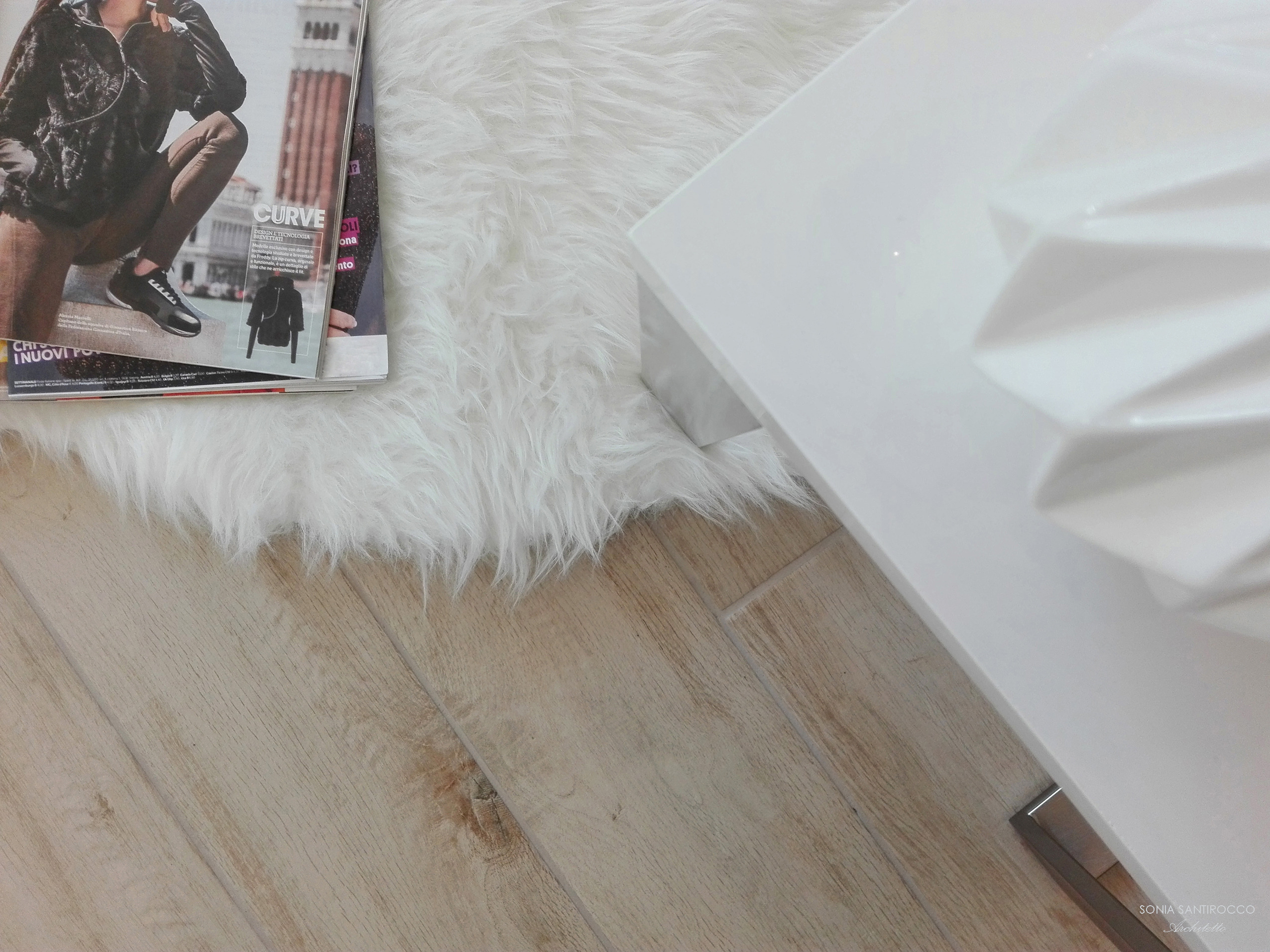 温馨开放式空间 | 意大利公寓客厅设计-11