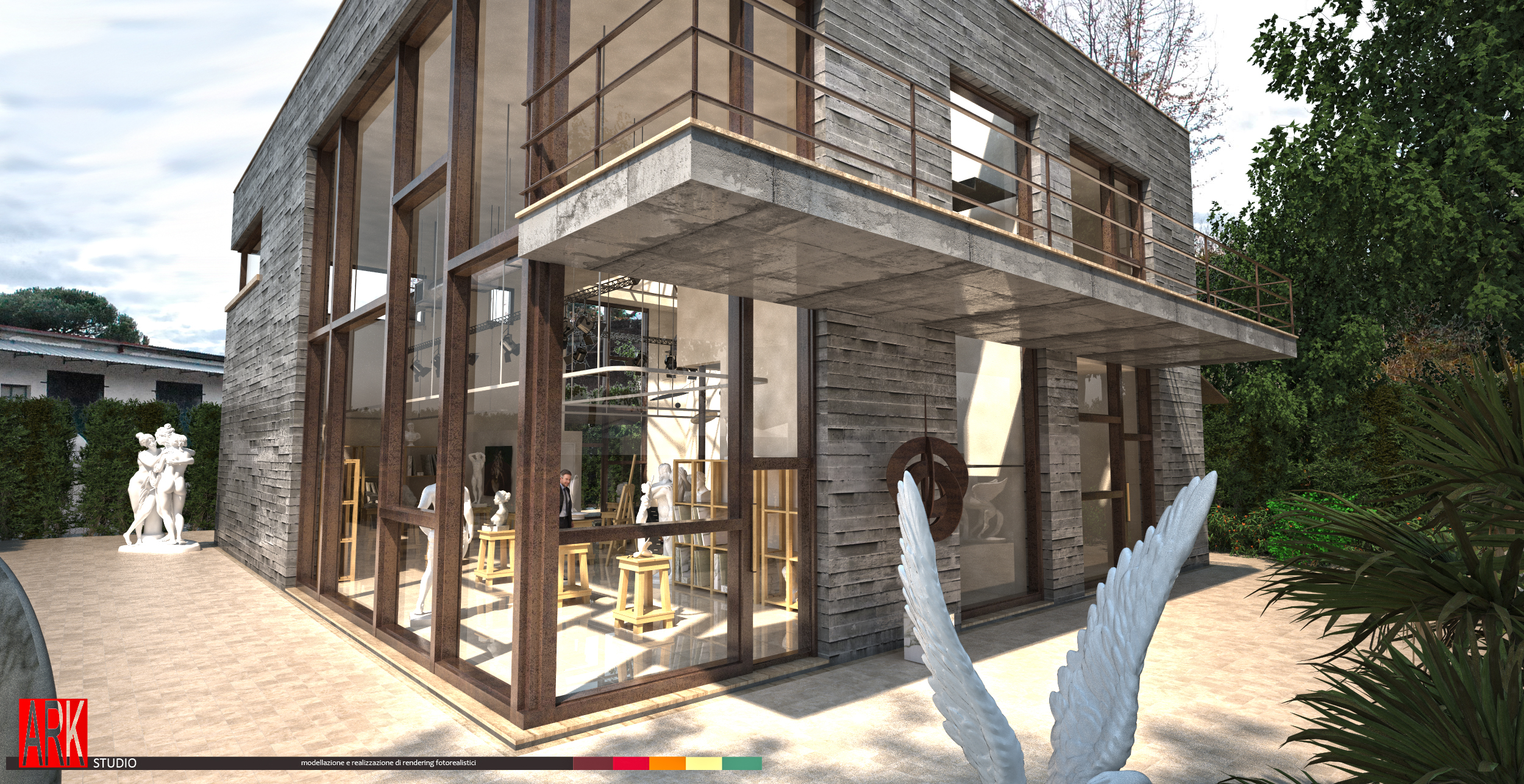 意大利雕塑学校内外部设计赏析-3