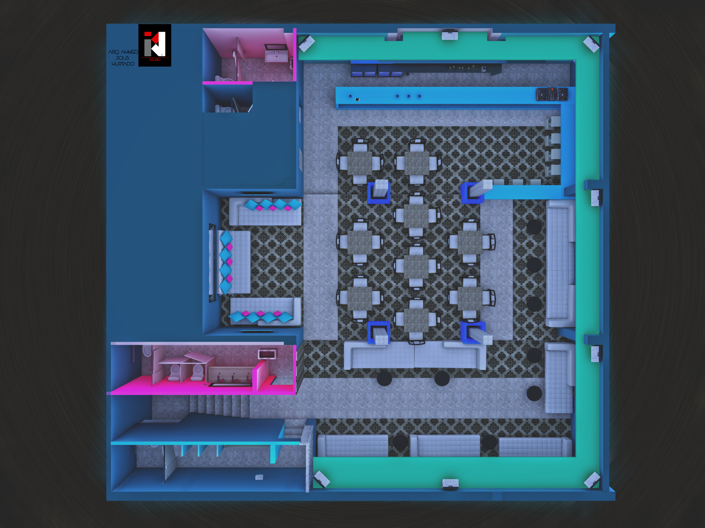 LVAR 夜店 | 现代电气活力新概念-5