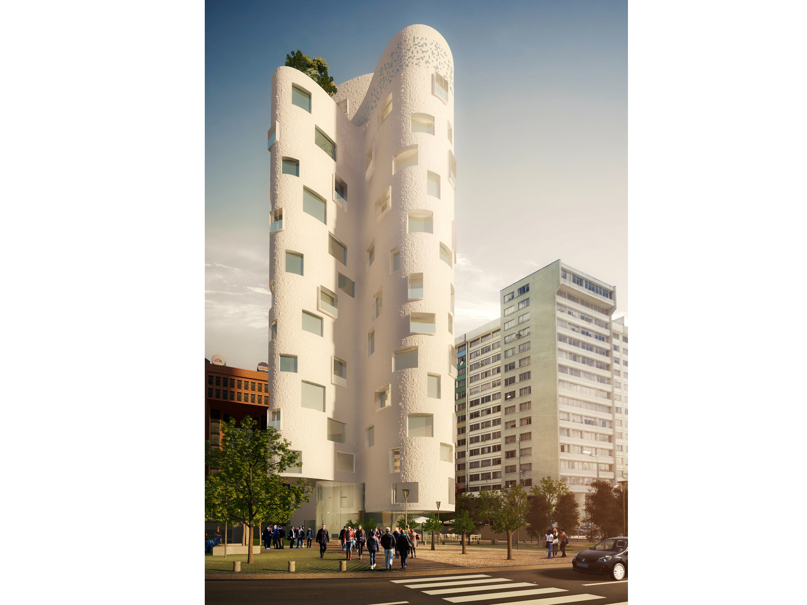 Quitowers 住宅塔楼设计-1