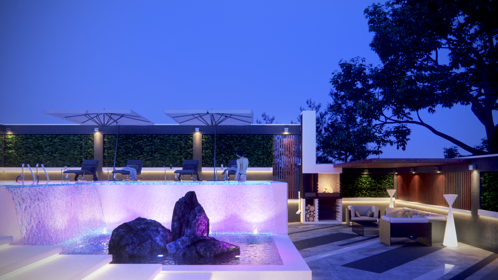 Hill House（山间豪华现代住宅）-61