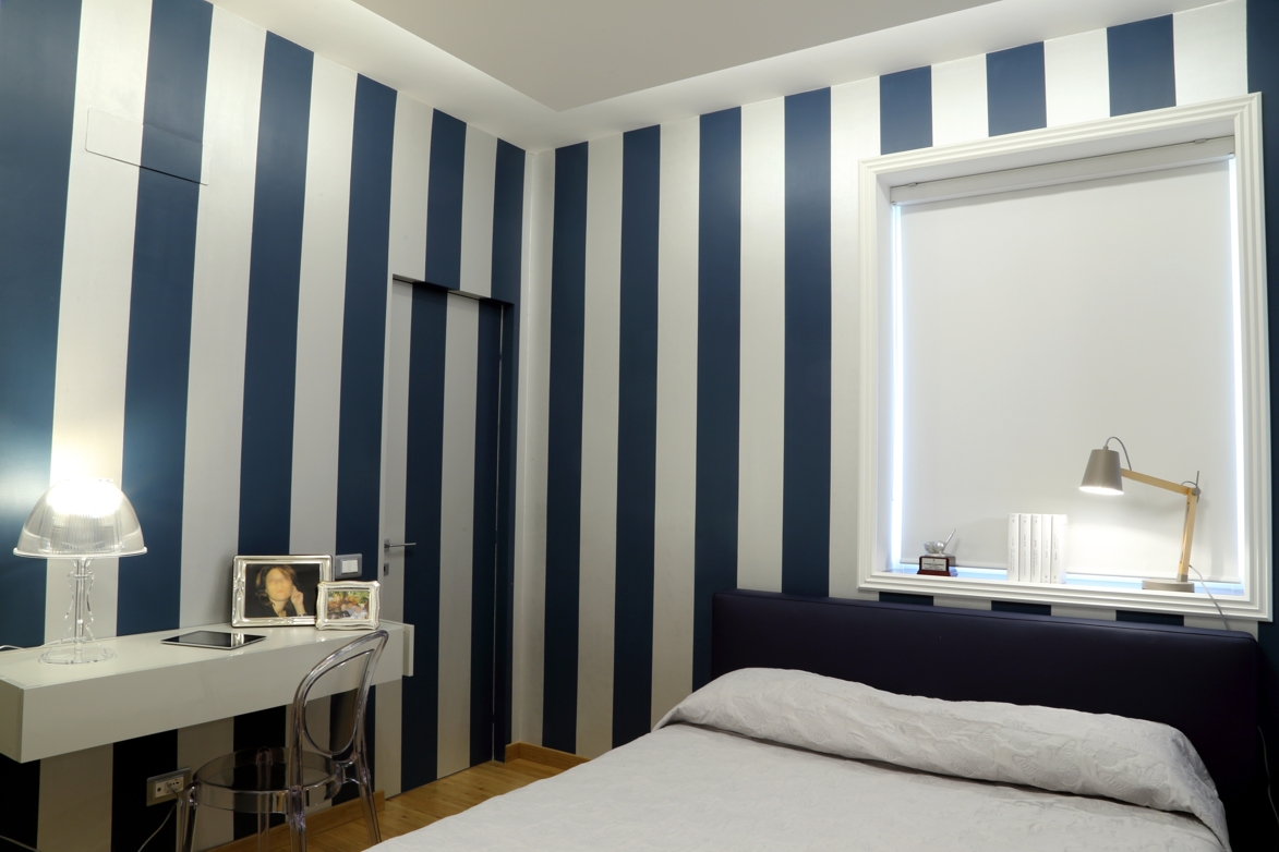 现代风格公寓设计，绿色与白色打造生活空间-23