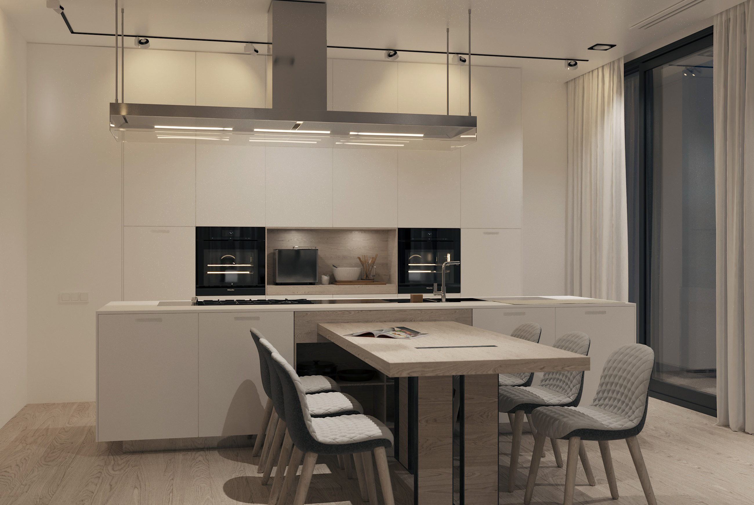 Bright living room on the sea coast-13