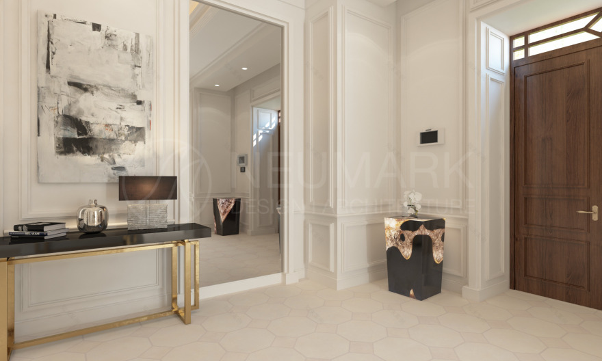 莫斯科英伦风豪华别墅设计-14