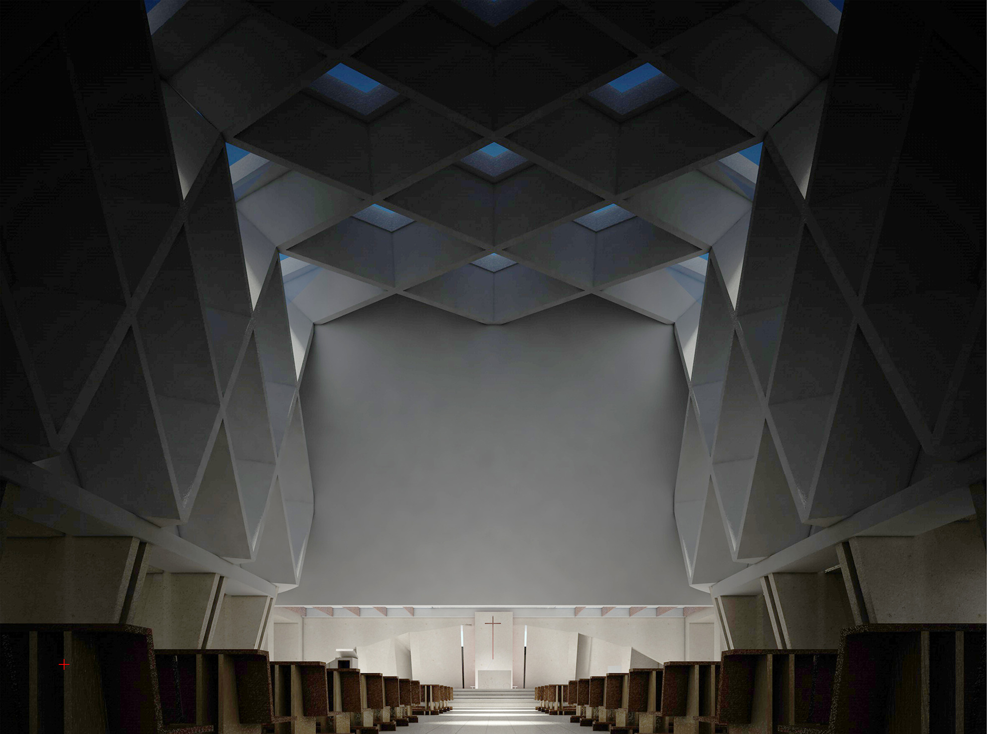 融合天地空间的教堂设计—— Oppido Lucano 教堂-26