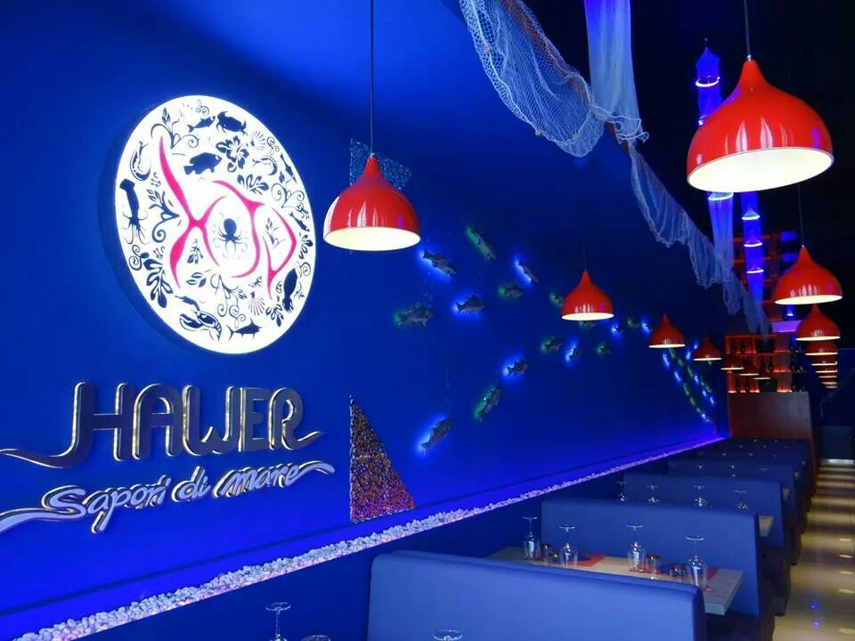 2014 年完成的 LED 照明设计餐厅案例-5