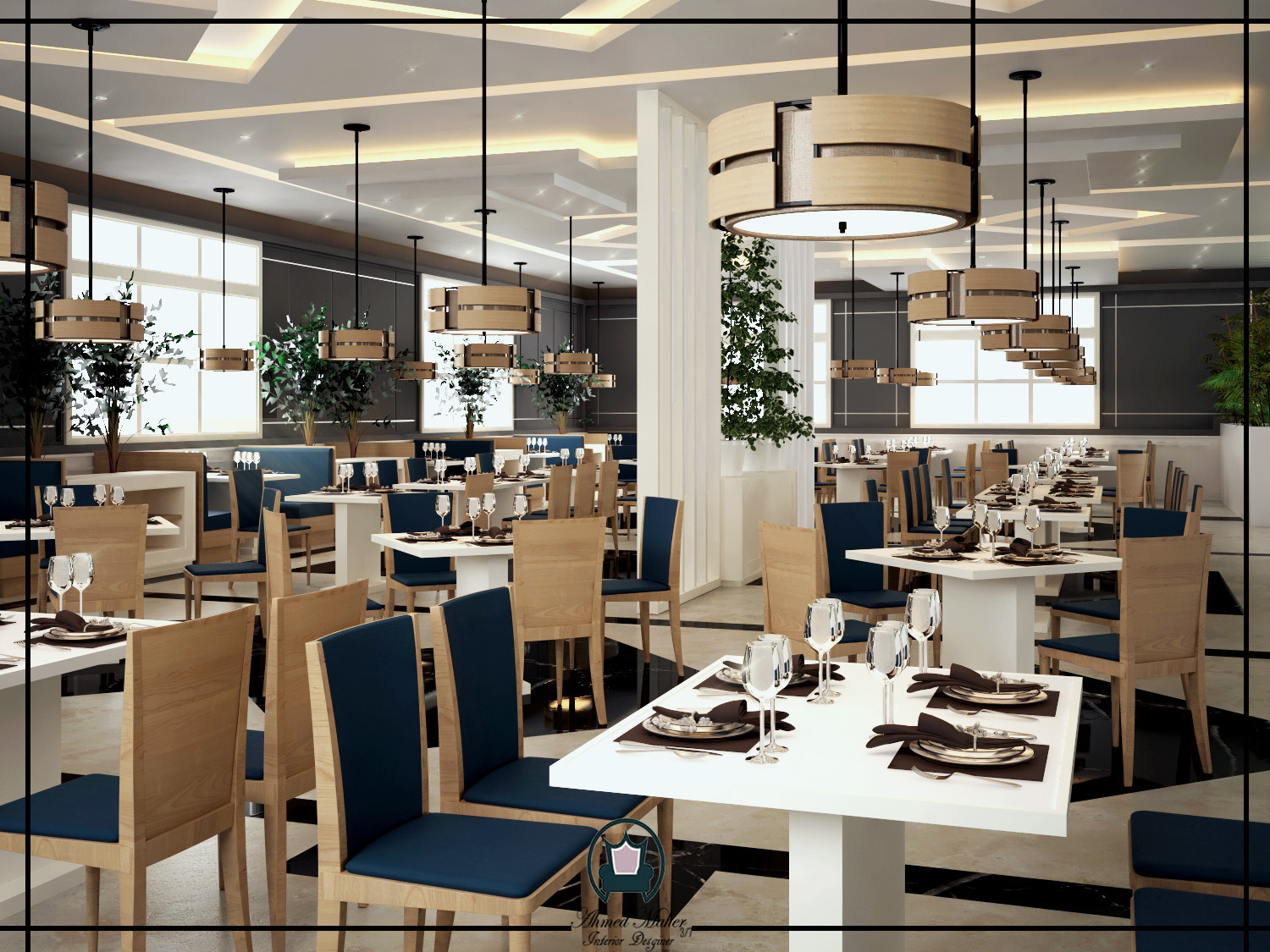 Main Restaurant -interior design--4