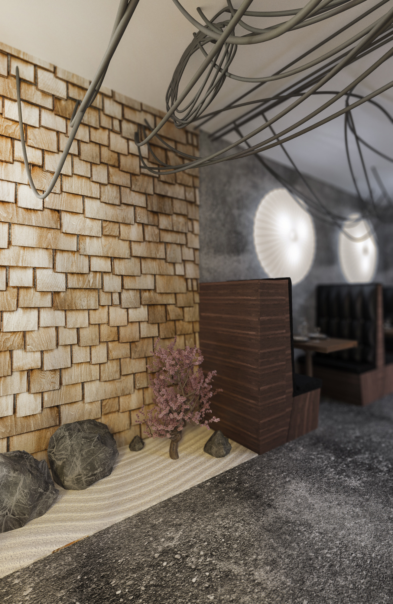 2017 年日本料理餐厅室内设计案例解析-5