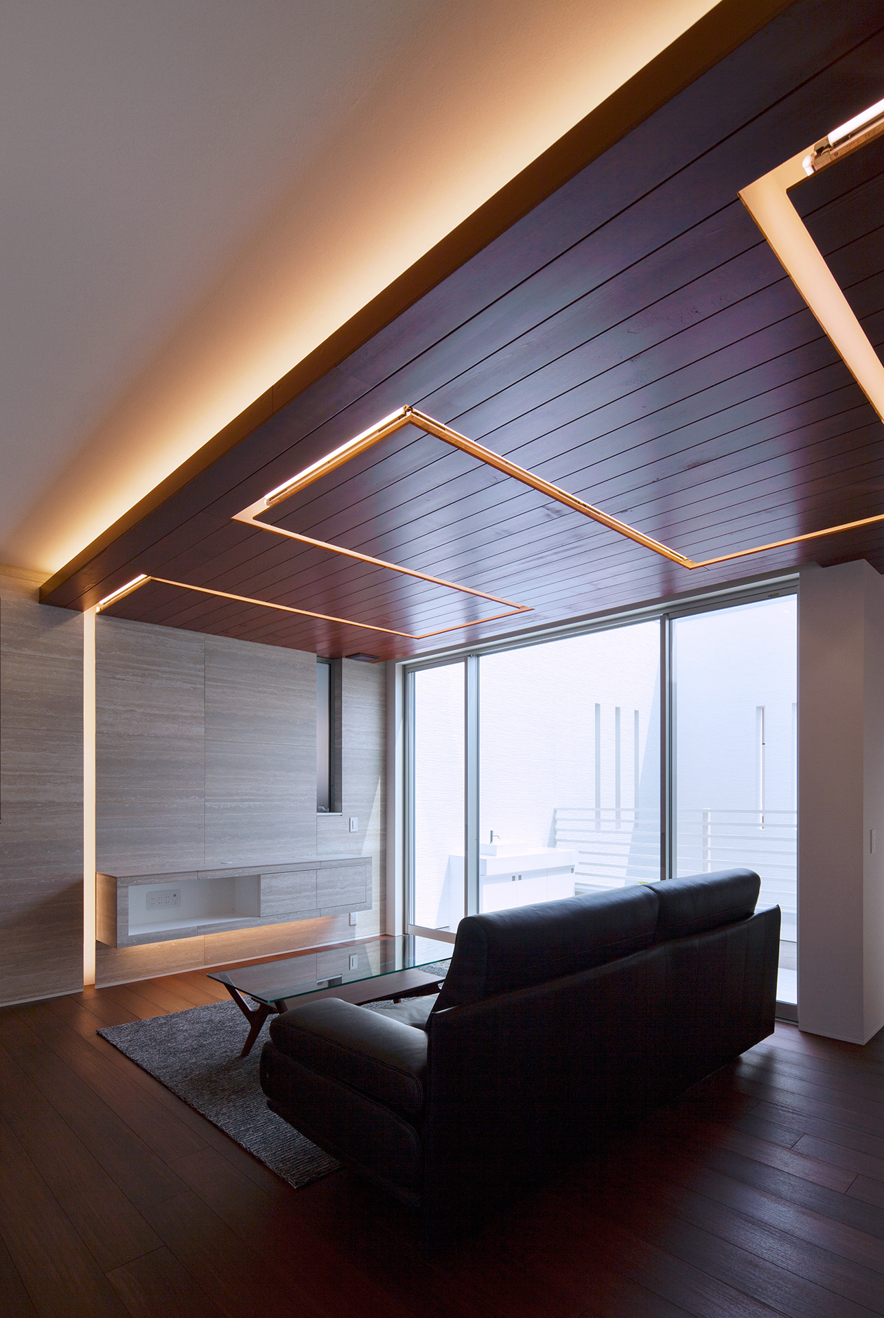 Y8-house | 红松地板与石墙的现代日式家居-10