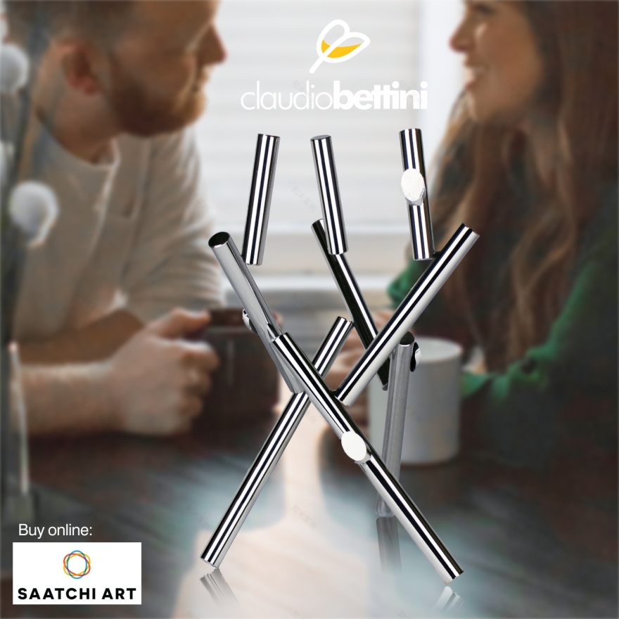 手工金属现代餐桌中心装饰-332