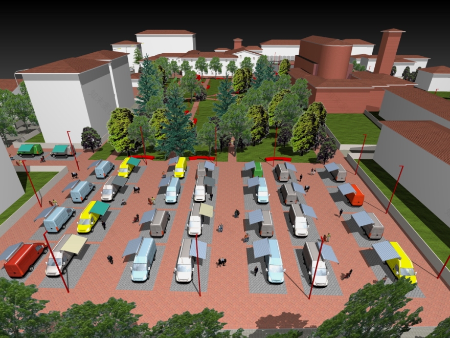 意大利 San Lazzaro di Savena 广场更新设计-13