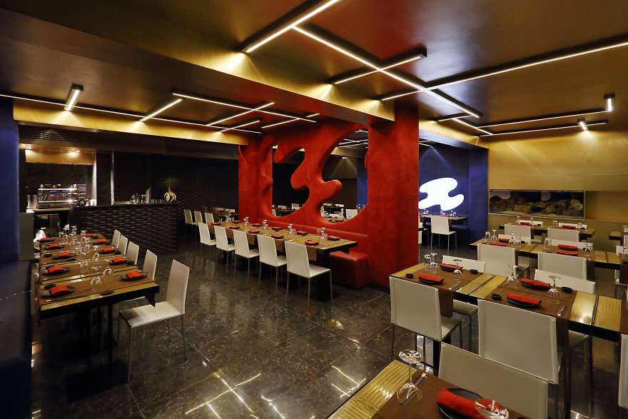 惊艳米兰的“KANJI LIGHT”融合餐厅-10