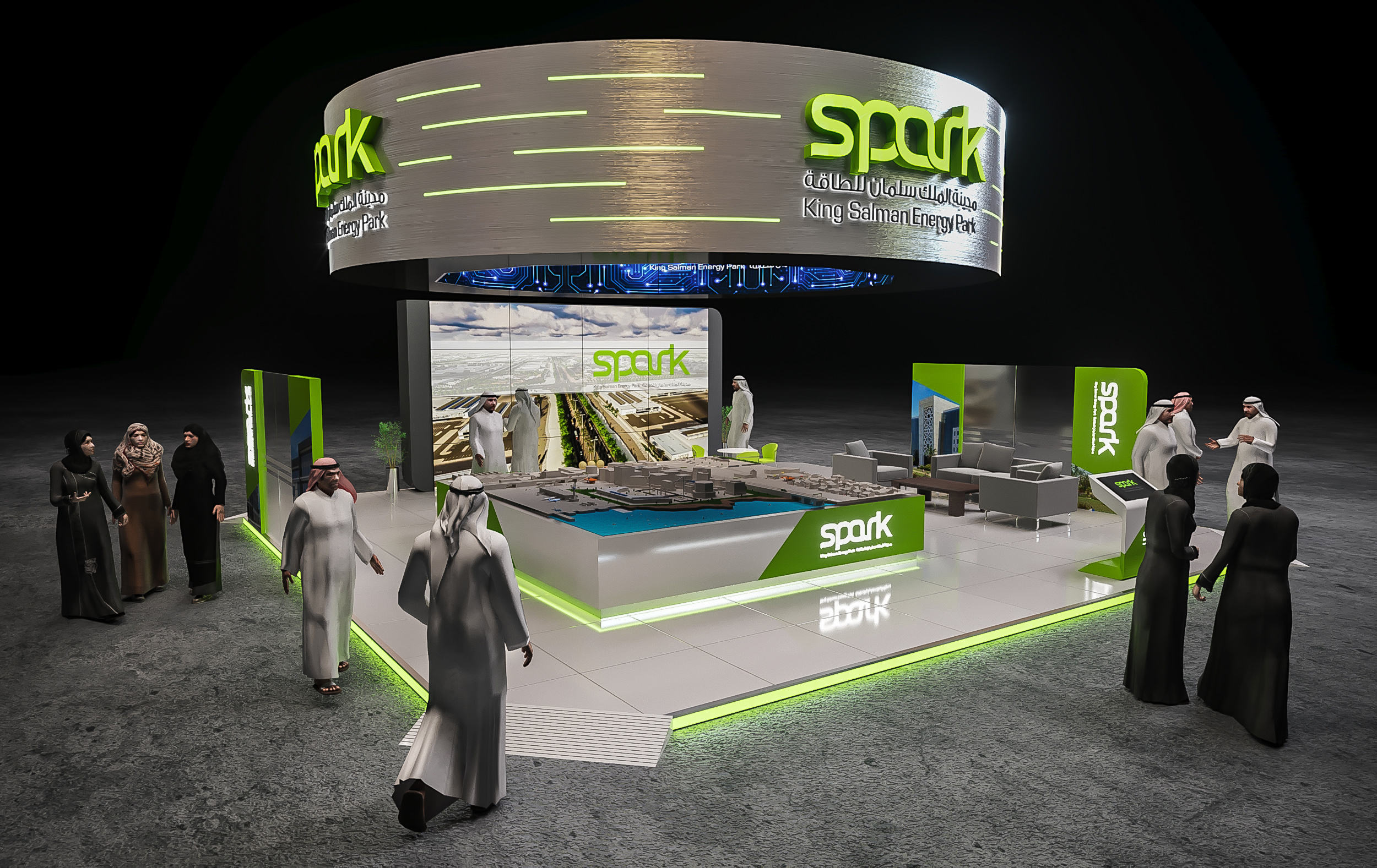 沙特能源公园 10 米 ·10 米展览设计-2