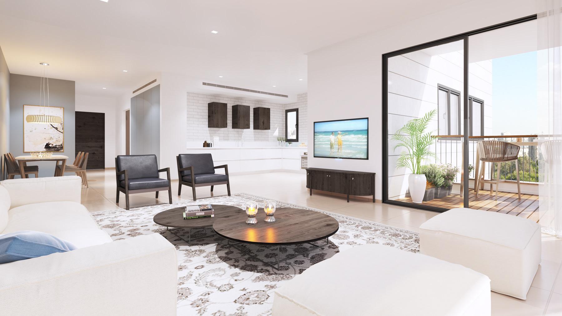 3d render Interior Designed by Ari Bruck-11