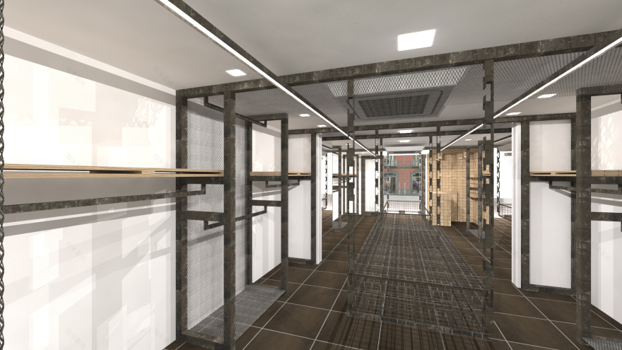 废旧材料打造的时尚女装旗舰店-7