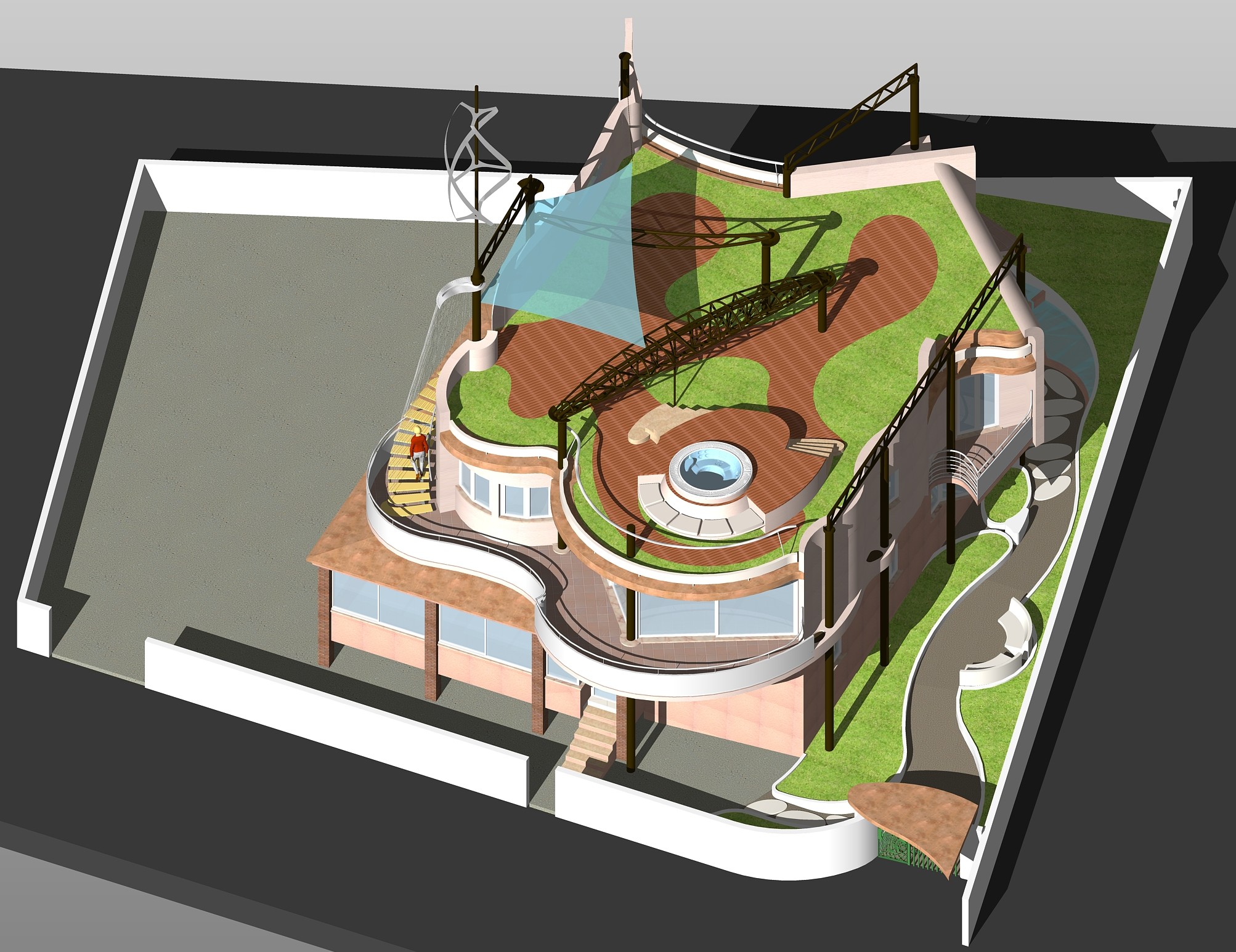 2013 年未实现的独栋别墅设计——VILLA ALBERTO-1