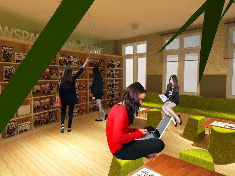 生命协同的 Kwanghwa 高中学图书馆设计-22