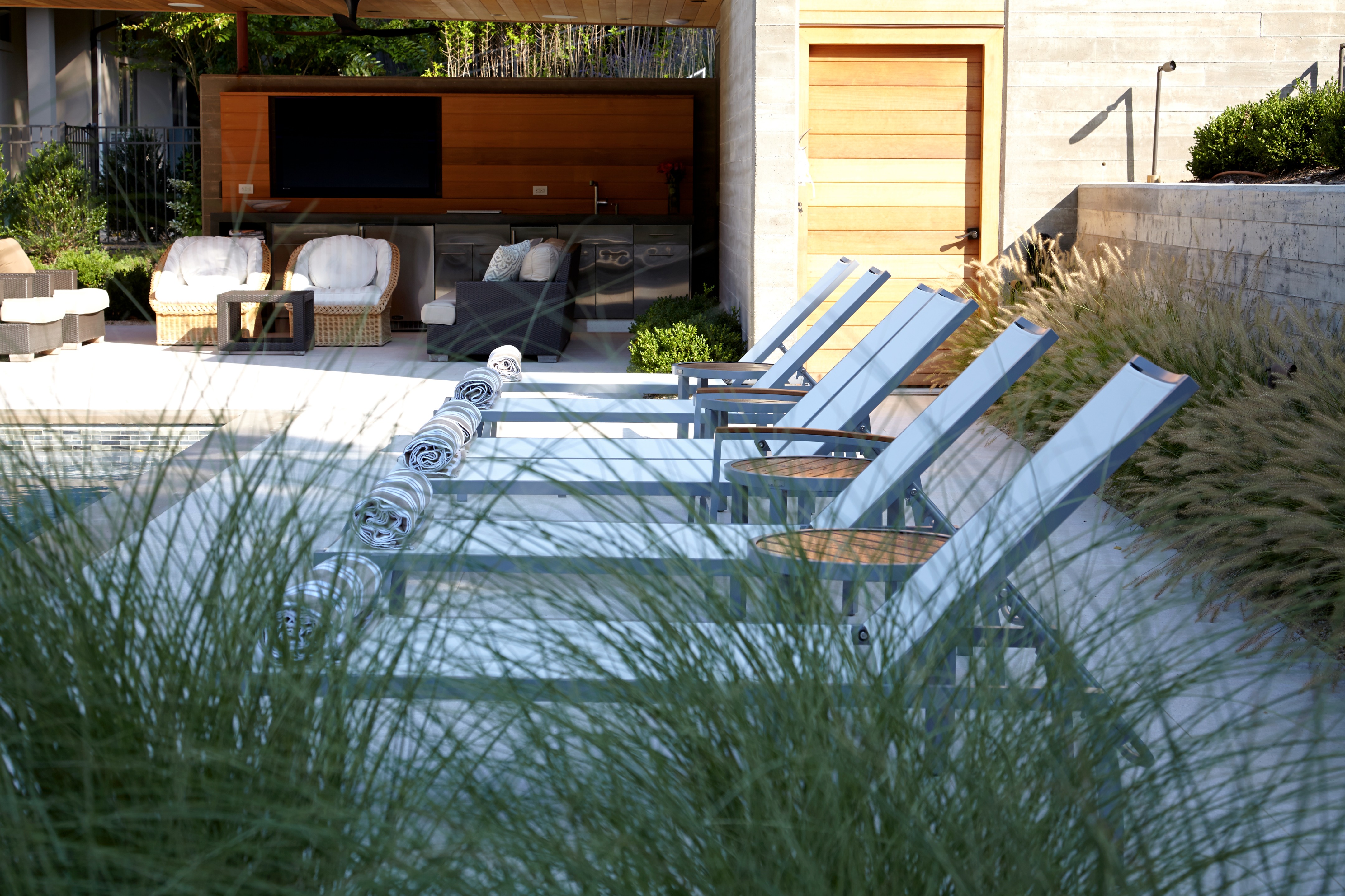 绿意环绕的沙斯ポイント泳池小屋-5