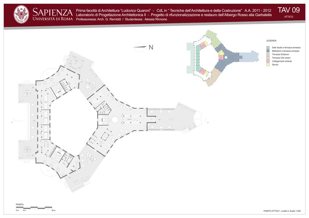 罗马红色酒店多功能社区中心 | 复古与创新的完美结合-8