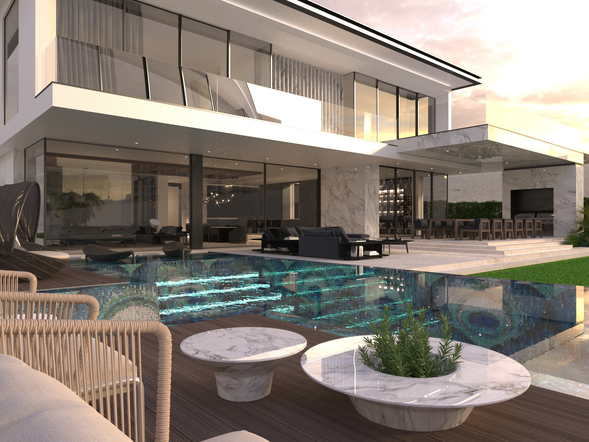 迪拜珍珠 VIP 别墅室内设计-15