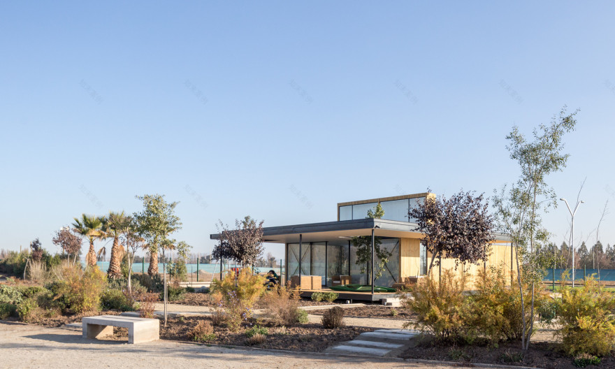 智利人工泻湖住宅销售展示厅-35