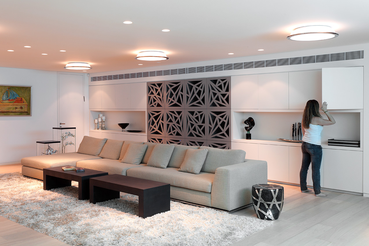 金光璀璨的家庭娱乐室-22