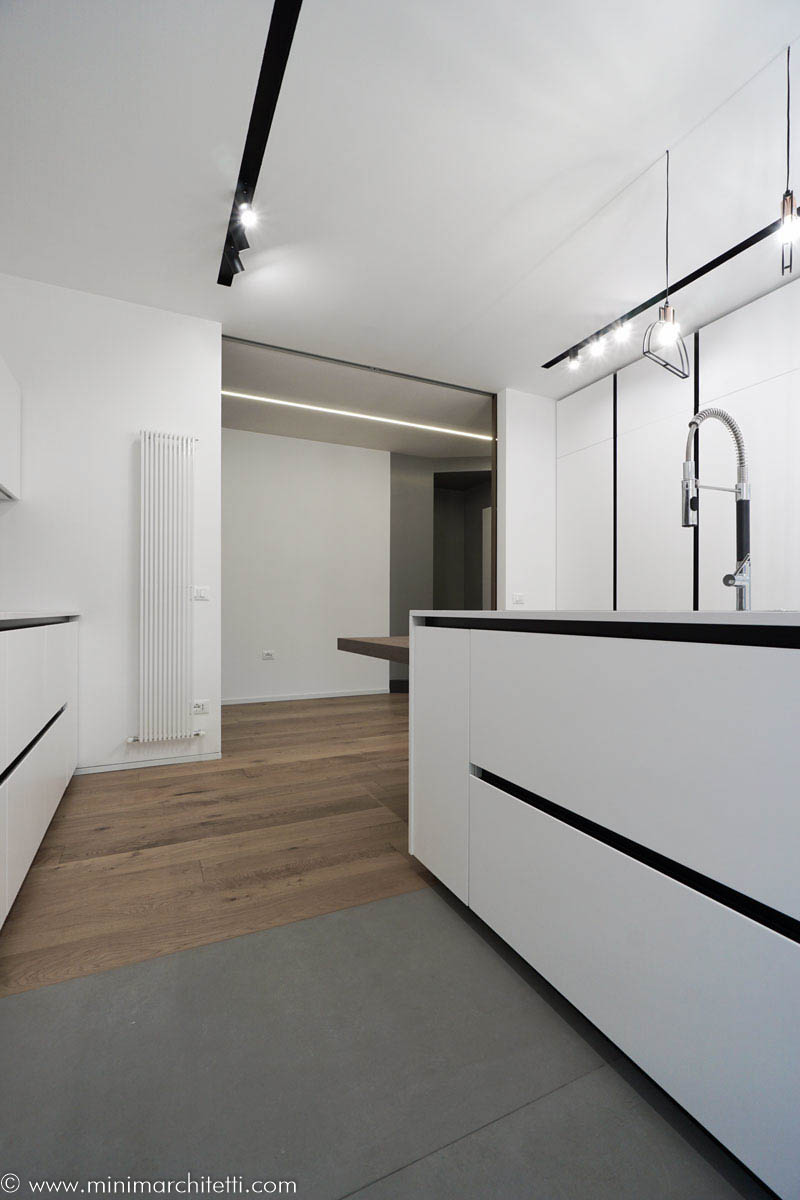 狭长厨房的开放式设计-15