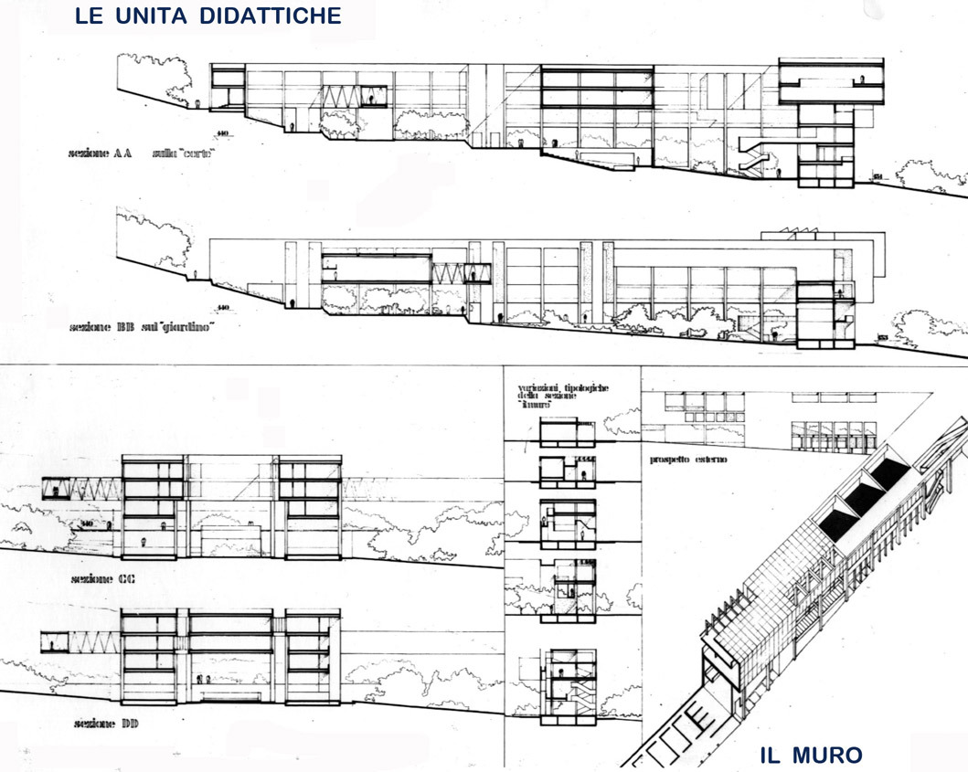 1974 年安科纳大学未实现设计 | 意大利与美国建筑师的激情碰撞-4