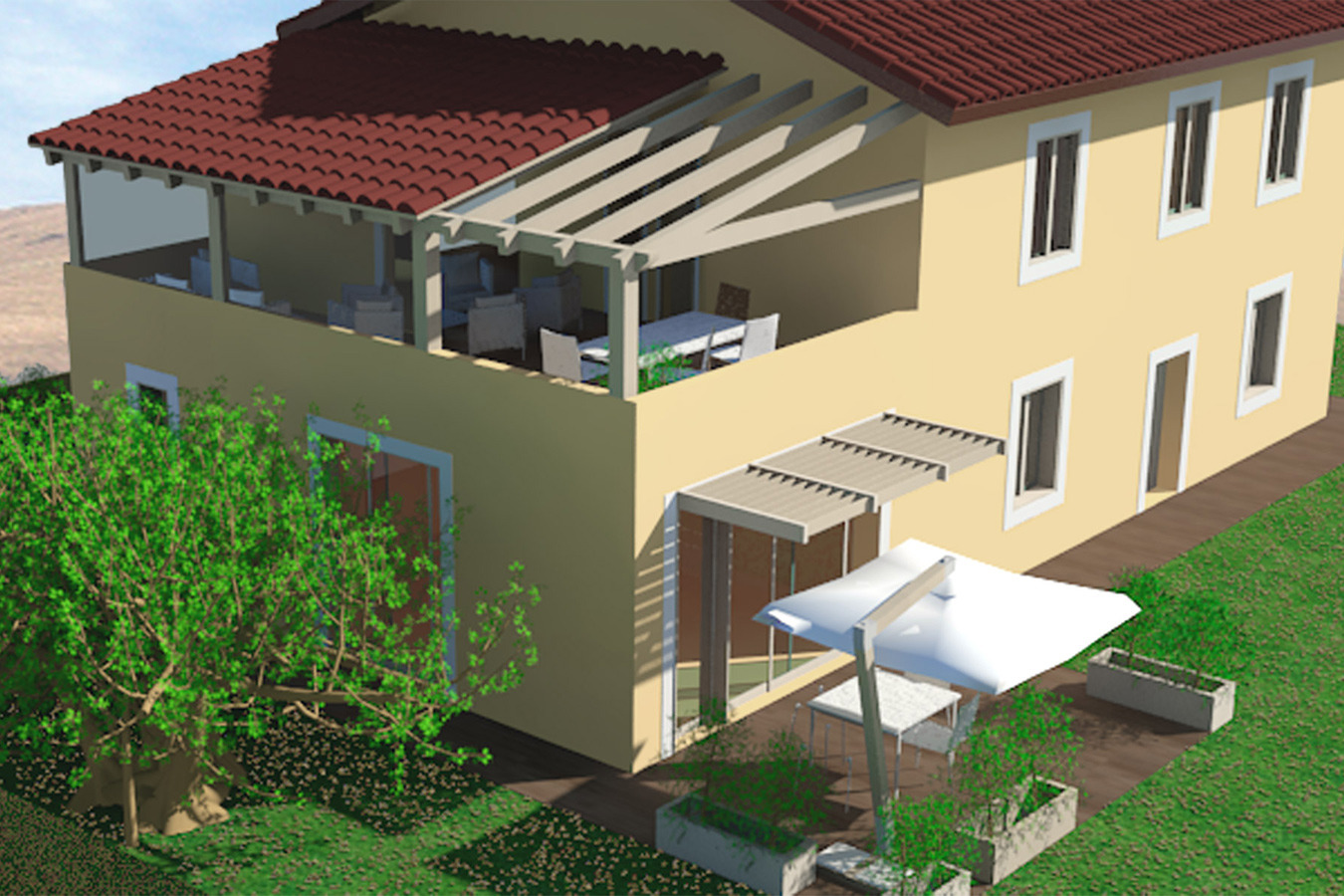 意大利乡村别墅的翻新与扩建-0