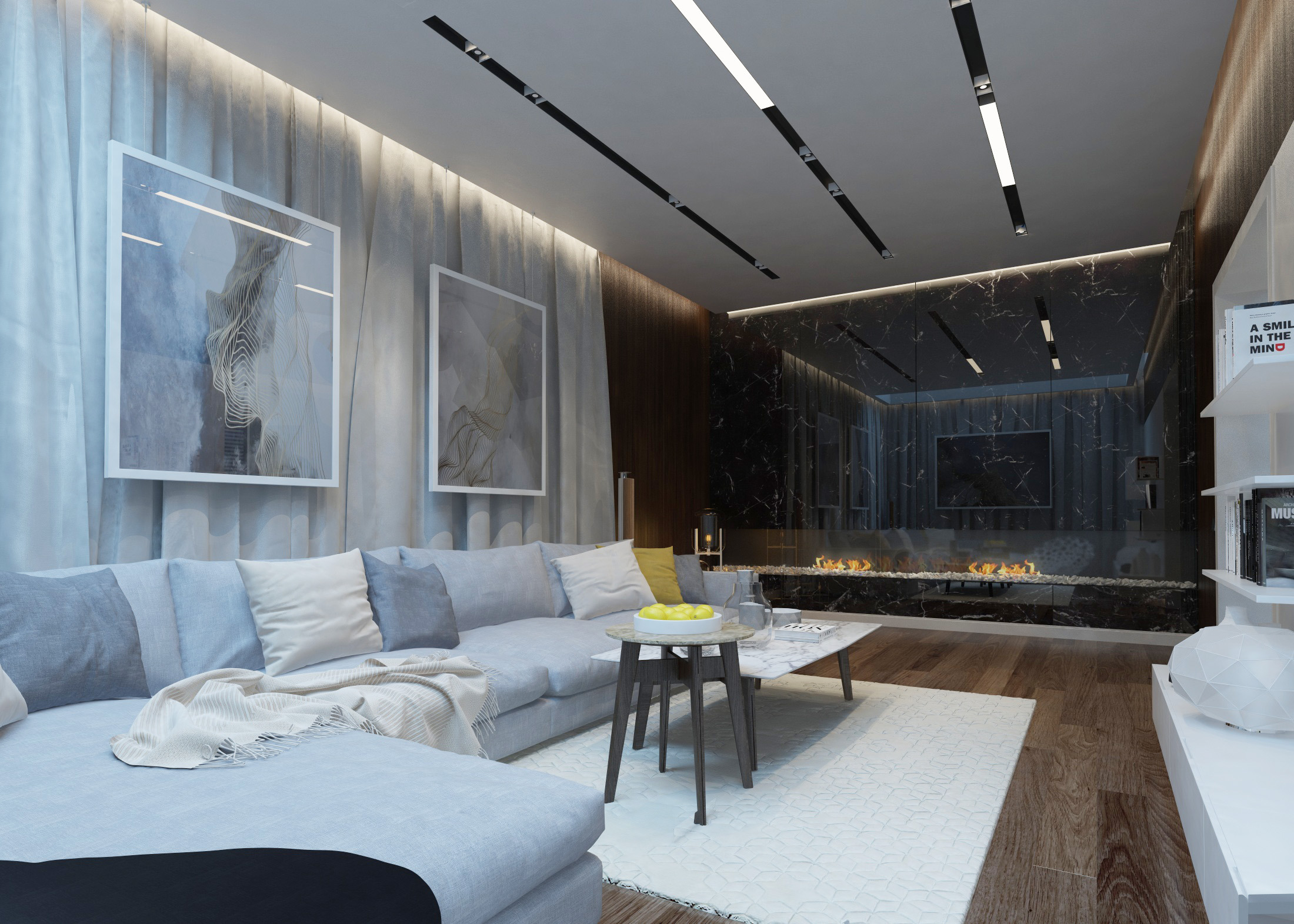 2016 年索契独栋别墅室内设计案例-4