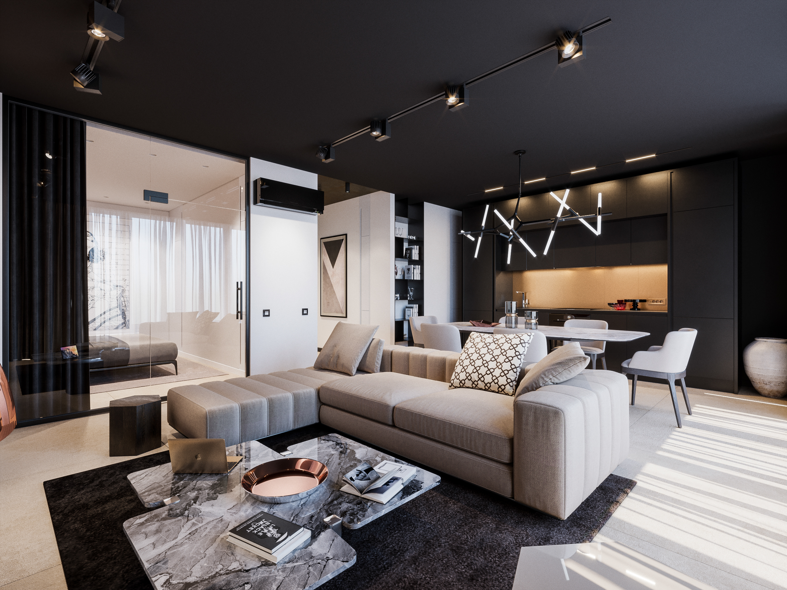 Апартаменты холостяка 3-5