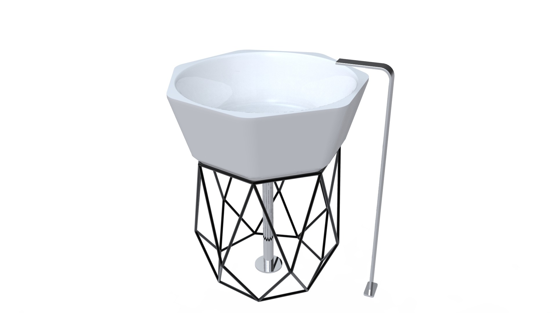 钻石造型独立洗手台-2