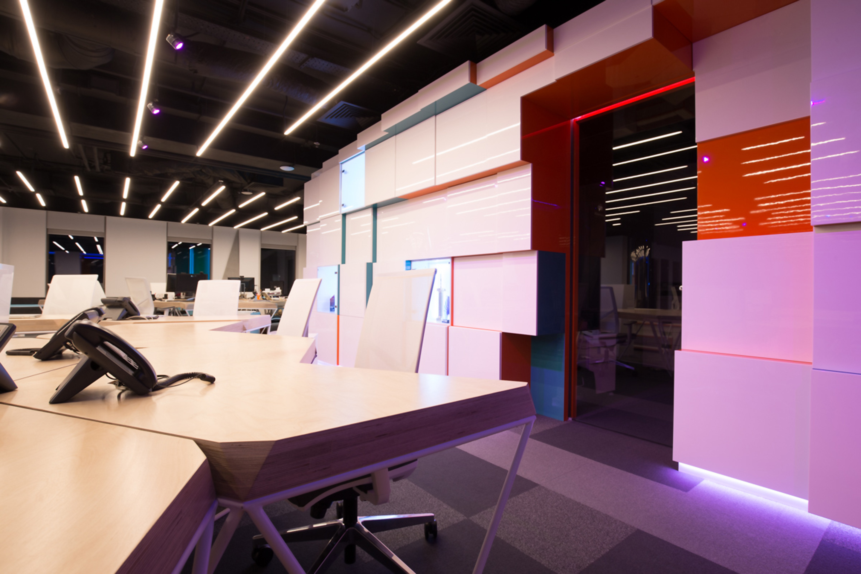 莫斯科 1S-Bitrix 办公室 | 几何艺术与光影的完美结合-21