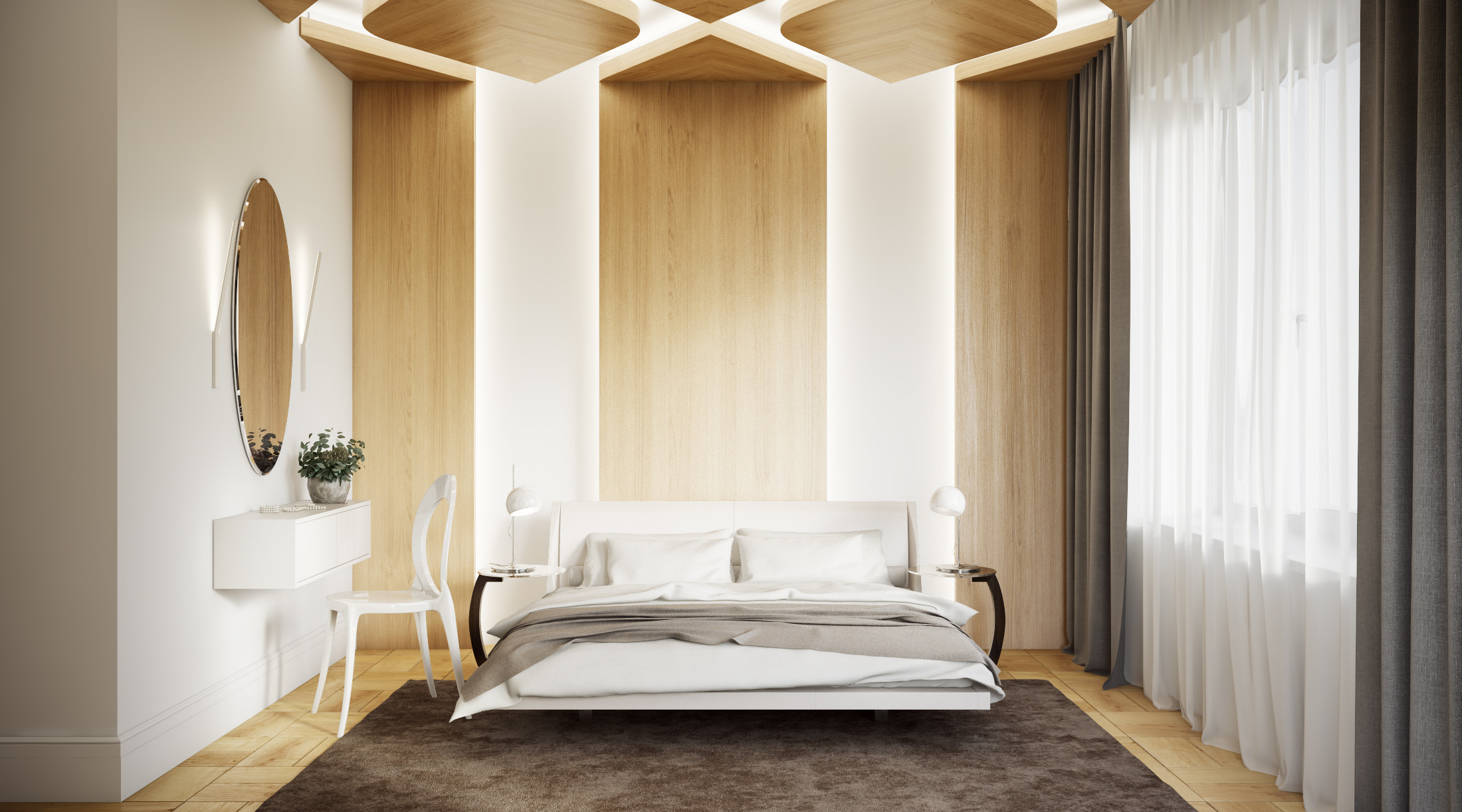 莫斯科郊区别墅时尚室内设计-68