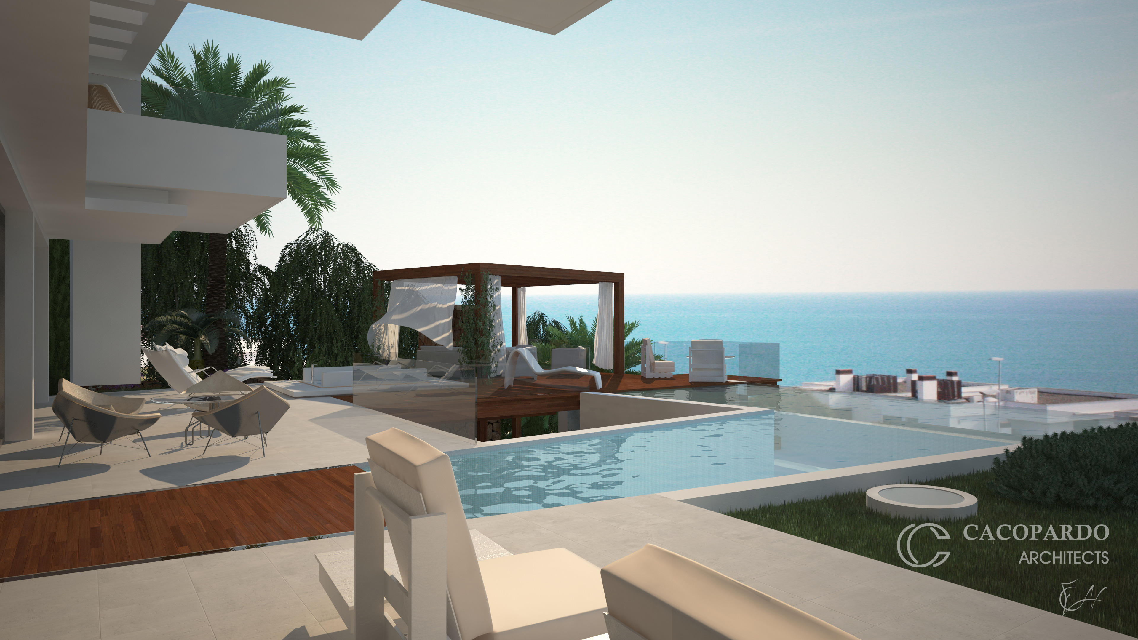 地中海风情豪华别墅，设计师打造无限海景视野-6