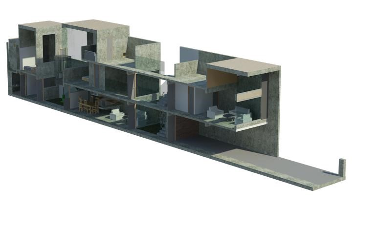 三面宽 3.7 米的空间魔法 | San Isidro 家庭住宅-1