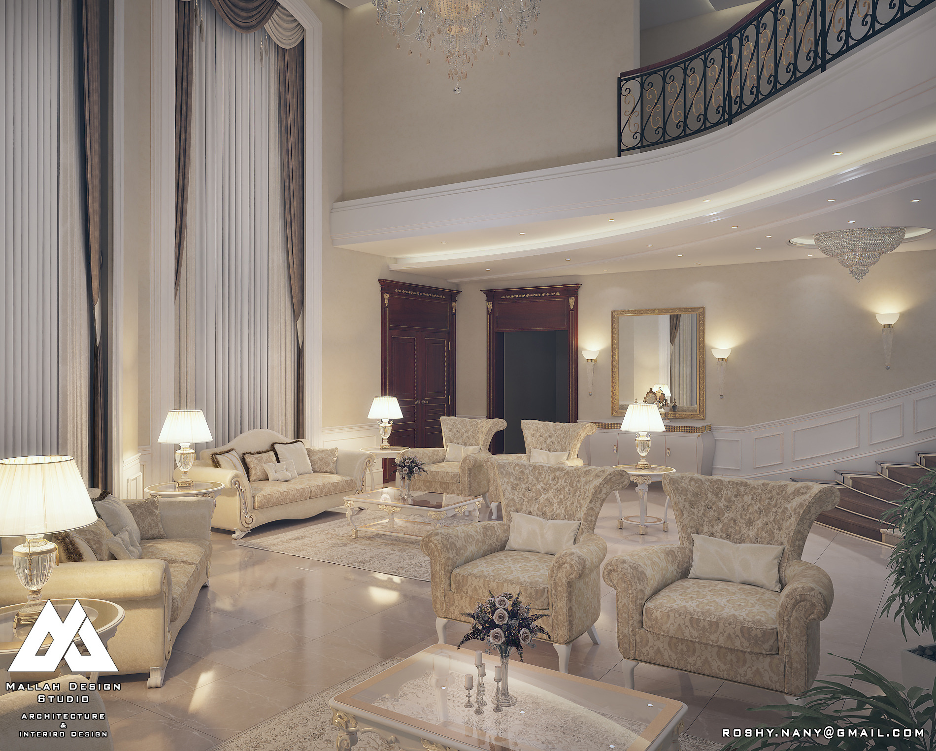 2017 年完成的别墅室内设计案例-3