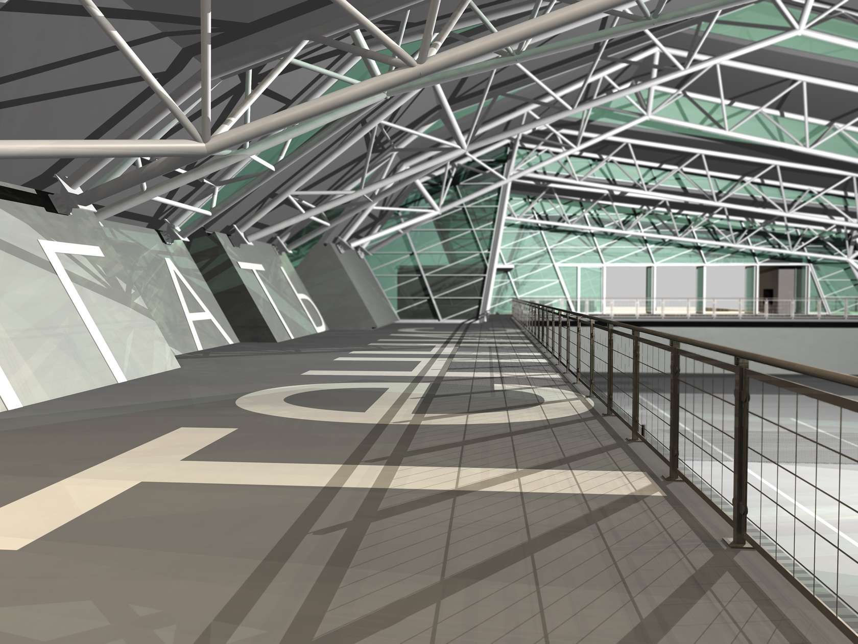 嵌入山间的环保体育中心-6