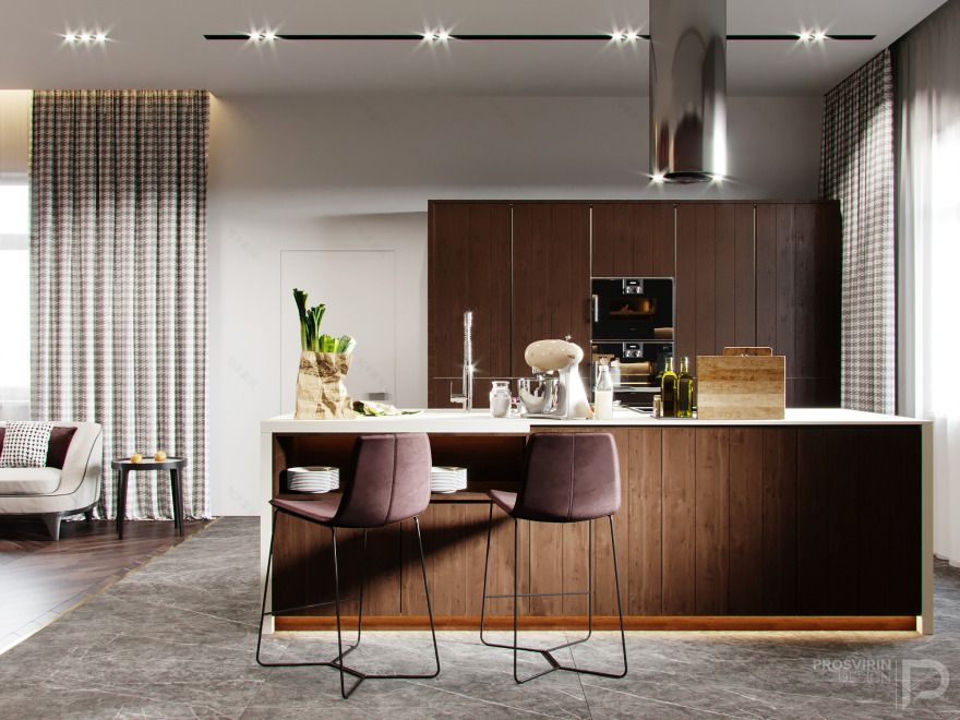 2018 年完工的现代厨房设计案例-3