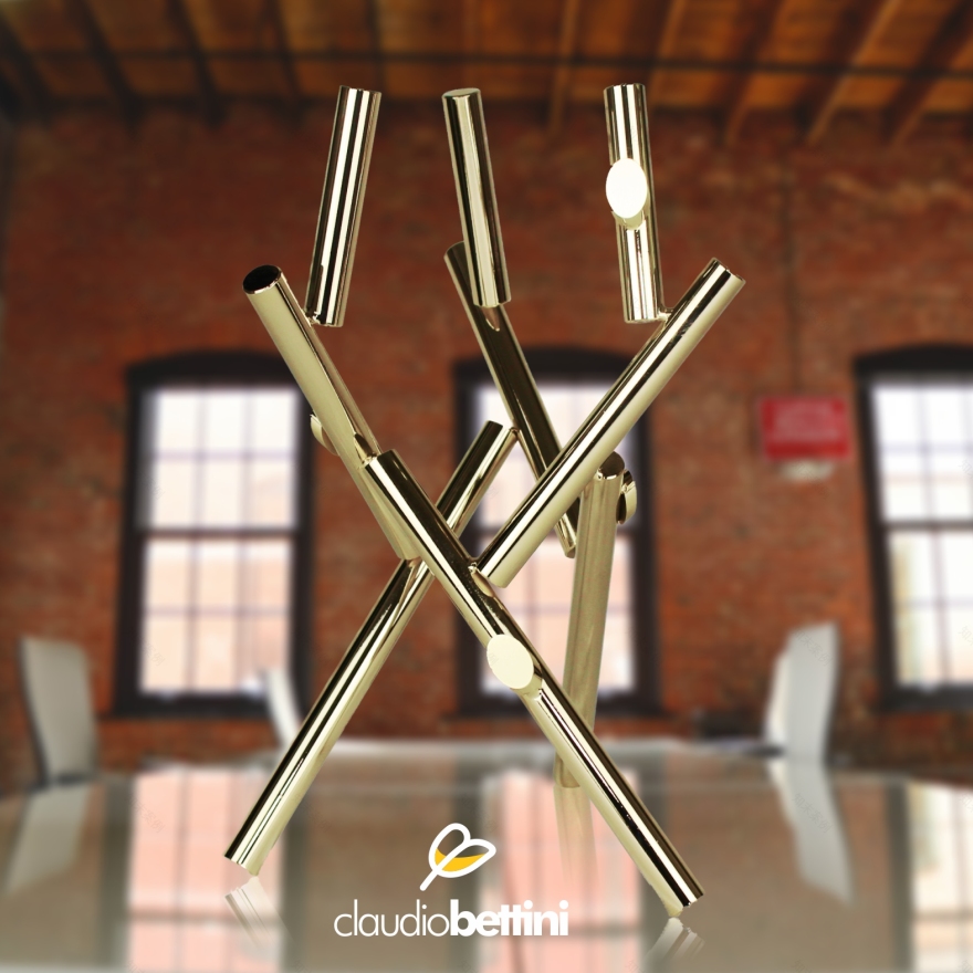 手工金属现代餐桌中心装饰-245