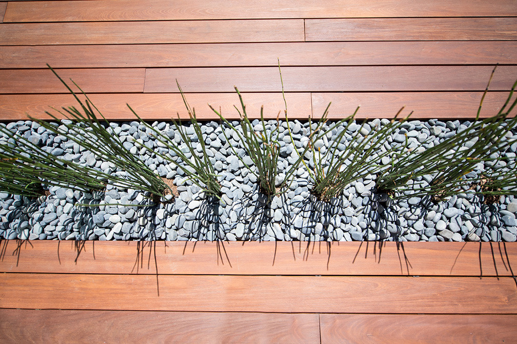 加州 Irvine 现代景观设计 | 混凝土火炉、耐旱植物、ipe 木 deck-14