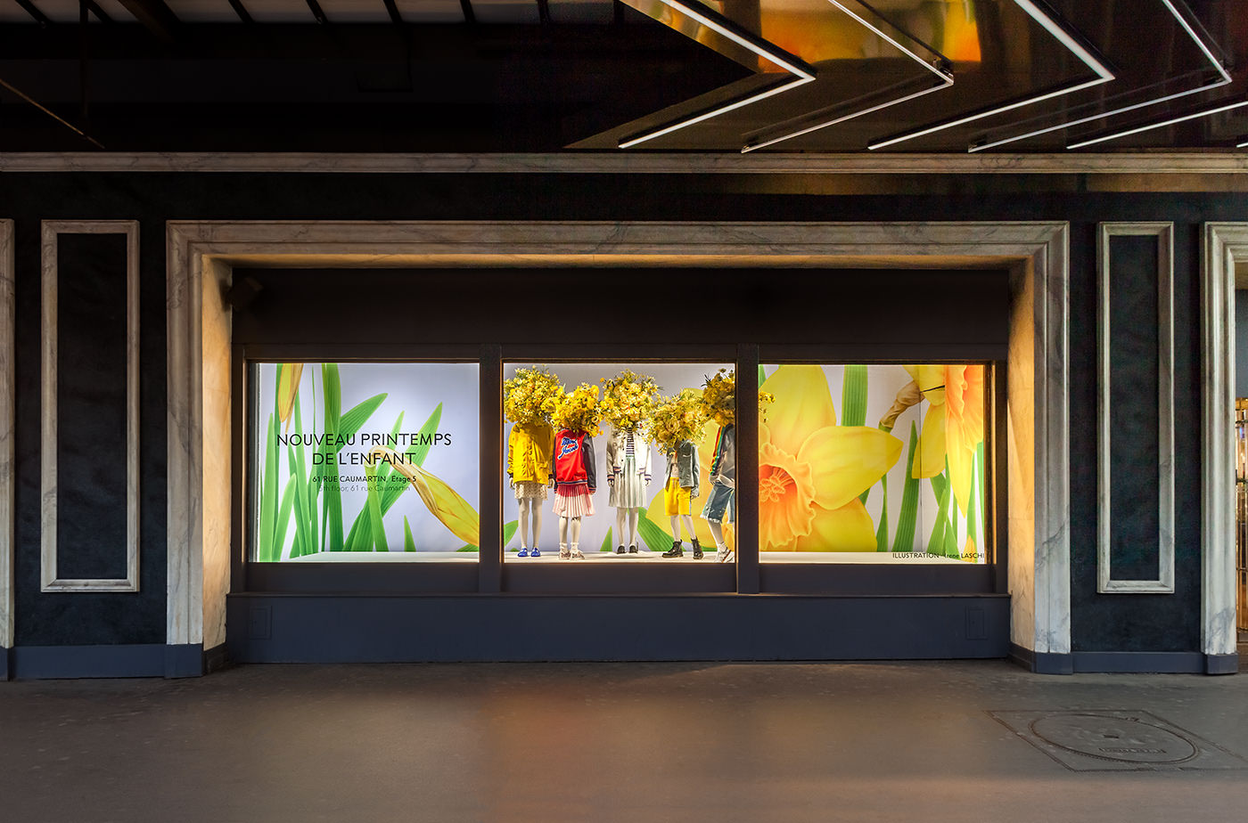 巴黎春天百货 Printemps Irene Laschi 插画师打造梦幻春日橱窗-6