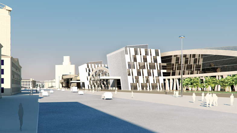 Minsk·Central(梦幻透明屋顶下的 Minsk 中央车站综合体)-2