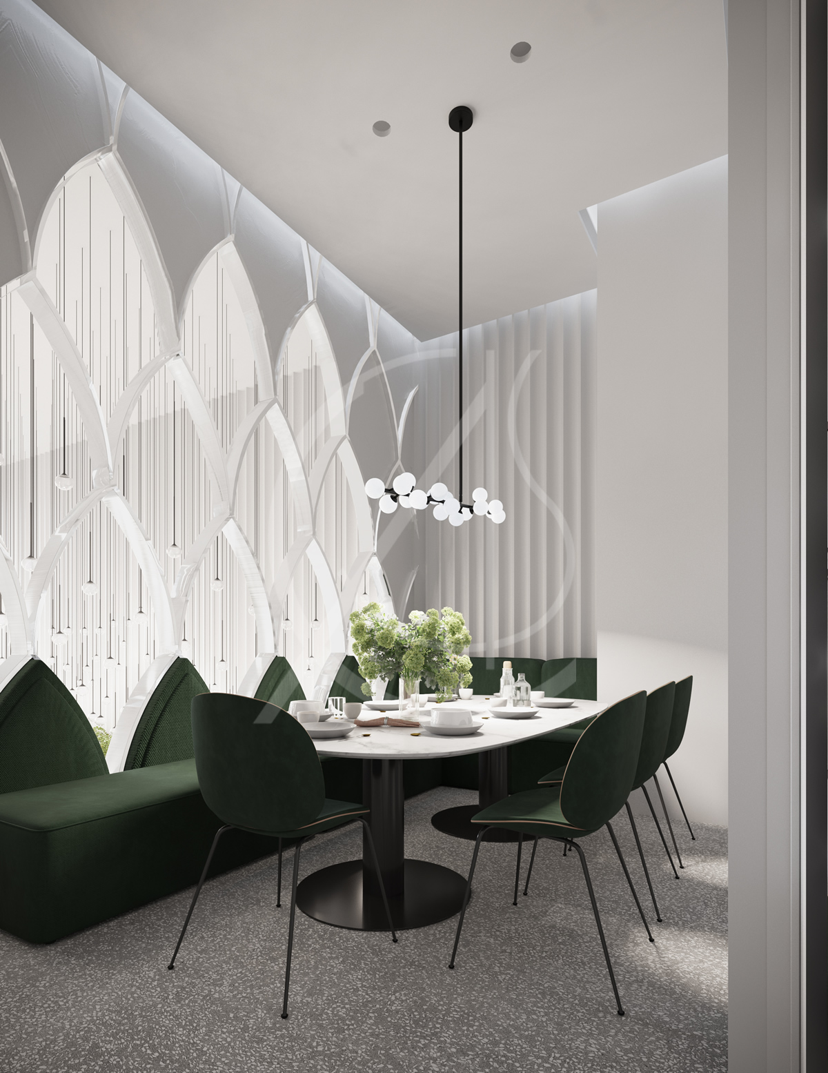 天鹅休闲咖啡馆设计-9