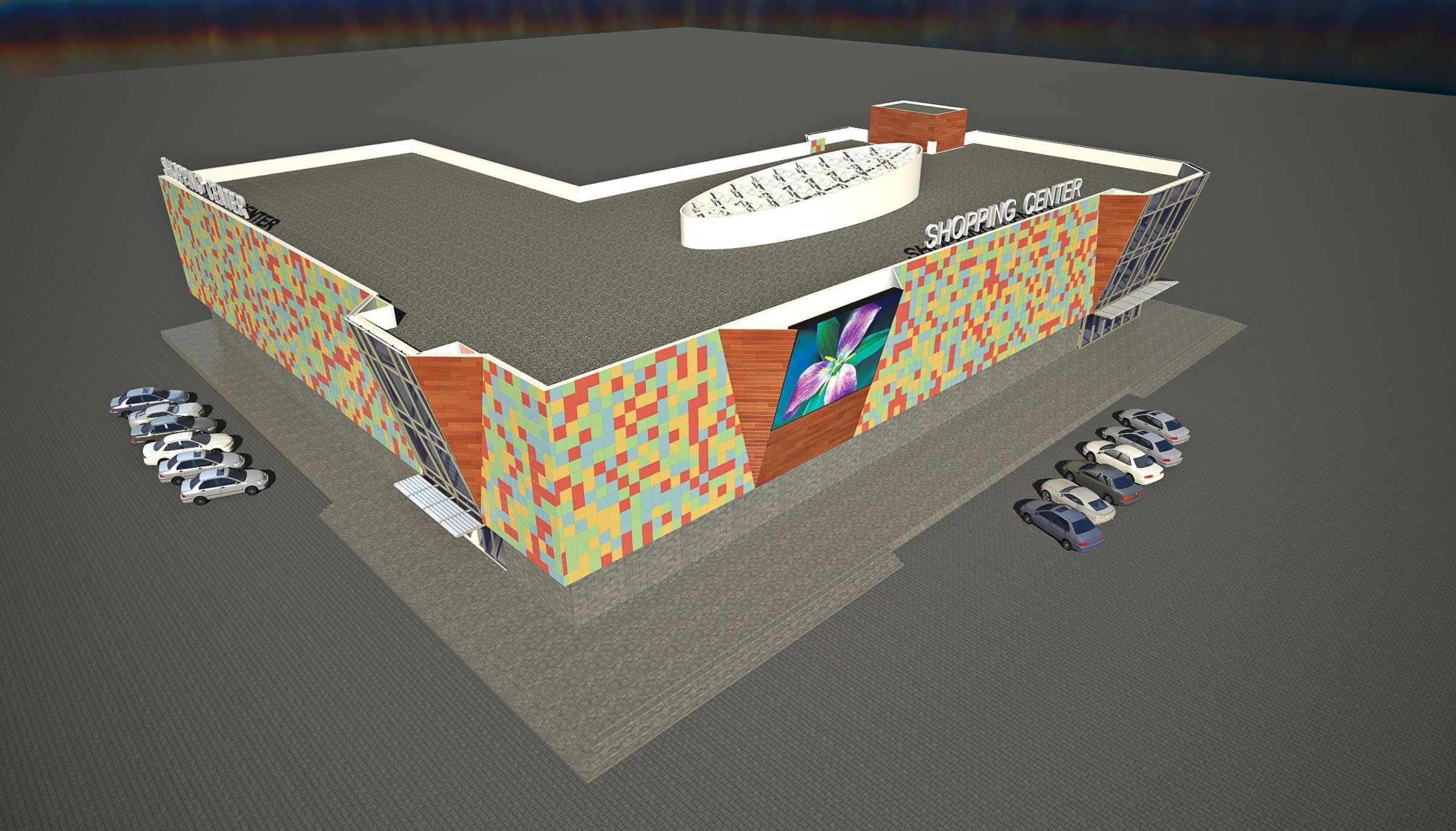 2014 年索契购物中心的临时市场设计-15