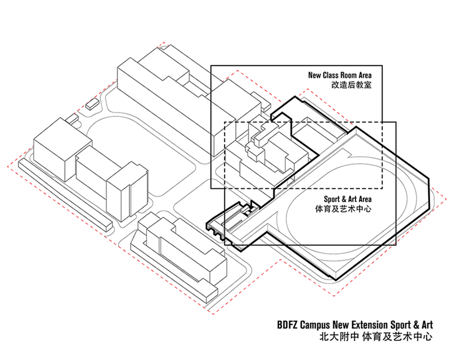 北京大学附属中学教学楼室内设计案例解析-12